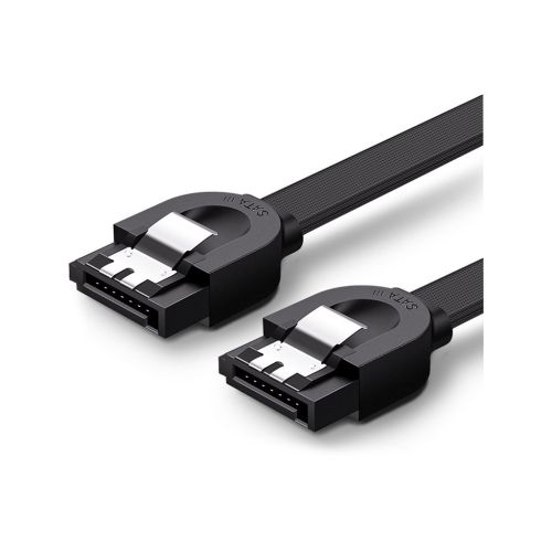 Кабель для передачі даних SATA 3 Data Cable 0.5m US217 Black UGREEN (30796)