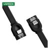 Кабель для передачі даних SATA 3 Data Cable 0.5m US217 Black UGREEN (30796) - Зображення 1