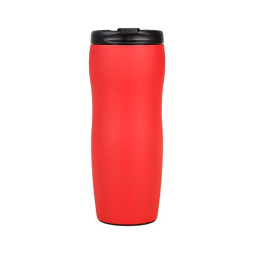 Термокружка Merlion 500 мл з відкидною кришкою, червона (Mug-500Red)