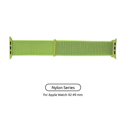 Ремінець до смарт-годинника Armorstandart Nylon Band для Apple Watch 49/46/45/44/42 (Series 1-3) Light Green (ARM57858)