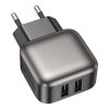 Зарядний пристрій BOROFONE 2xUSB BAS51A black (6941991116100) - Зображення 1