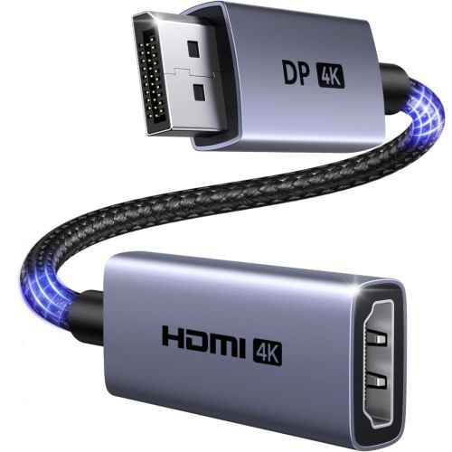 Кабель мультимедійний DisplayPort M to HDMI M 4K60Hz 18Gbps HDR10 3D Ugreen (95418)
