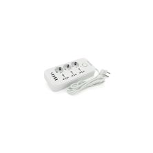 Сетевой фильтр питания Voltronic F07U, 6 роз (3 EU+3 Universal), 4USB White (F07U-White)