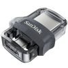 USB флеш накопитель SanDisk 64GB Ultra Dual Black USB 3.0 OTG (SDDD3-064G-G46) - Изображение 3