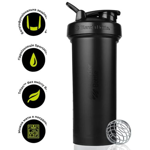 Шейкер спортивный BlenderBottle Pro45 1270ml Black (Pro45_Black)