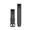 Ремінець до смарт-годинника Garmin fenix 6 solar 22mm QuickFit Slate Gray Silicone (010-12863-22) - Зображення 1