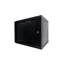 Шкаф настенный Hypernet 9U 19 600x350 (WMNC-35-9U-FLAT-AC-BLACK)