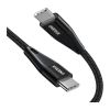 Дата кабель USB-С to USB-С 1.2m 60W USB2.0 Choetech (XCC-1003-BK) - Изображение 1