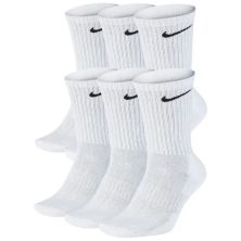 Шкарпетки Nike U NK EVERYDAY CUSH CREW 6PR-BD SX7666-100 46-50 6 пар Білі (194954124810)