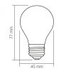 Лампочка Videx Filament 4W E27 3000K Porcelain dimmable (VL-DG45MO) - Зображення 2