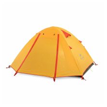Палатка Naturehike тримісний P-Series NH18Z033-P 210T/65D помаранчевий (6975641887393)