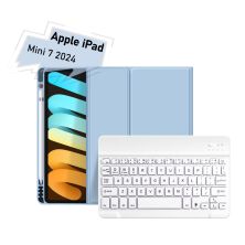 Чохол до планшета BeCover with keyboard Apple iPad Mini 7 2024 Light Blue (712995) Чохол до планшета BeCover with keyboard Apple iPad Mini 7 2024 Light Blue (712995)