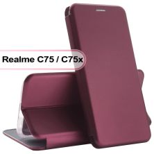 Чехол для мобильного телефона BeCover Exclusive Realme C75 / C75x Red Wine (713512) Чехол для мобильного телефона BeCover Exclusive Realme C75 / C75x Red Wine (713512)