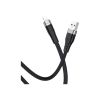 Дата кабель USB 2.0 AM to Lightning 1.0m 2.4A silicone X53 black HOCO (6931474738059) - Зображення 1