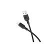Дата кабель USB 2.0 AM to Micro 5P 2.0m Lenny silicone BX113 black BOROFONE (6941991115493) - Изображение 2