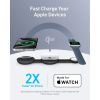 Зарядний пристрій Anker MagGo Wireless Charging Pad 15W 3-in-1 Foldable Black (B25M8H11) - Зображення 2