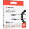 Дата кабель USB-C to Lightning 1.2m black Verbatim (31844) - Изображение 3