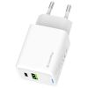 Зарядний пристрій ColorWay C101E GaN Mini 45W PD PPS USB-C + USB-A QC4.0 white (CW-CHS060PD-WT) - Зображення 3