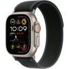 Ремешок для смарт-часов Apple 49mm Black Trail Loop - S/M - Natural Titanium Finish (MXTQ3ZM/A) - Изображение 1