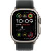 Ремешок для смарт-часов Apple 49mm Black Trail Loop - S/M - Natural Titanium Finish (MXTQ3ZM/A) - Изображение 2