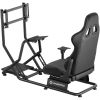 Крісло ігрове GamePro RS115 з кокпітом кріплення для керма та педалей Black (RS115) - Зображення 1