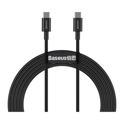 Дата кабель USB-C to USB-C 2.0m 100W black Baseus (CATYS-C01)