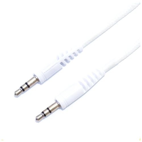 Кабель мультимедійний 3.5mm M to 3.5mm M 1.0m white XQISIT (4029948026954)