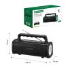 Акустична система NEWVEW NV-9010 Solar Panel/BT/USB/TF/FM Black (NWVW-NV-9010-BK) - Зображення 3