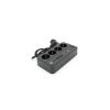 Мережевий фільтр живлення Voltronic G13H, 3000W, 4 роз, 4USB 3,2А, 2 Type-C, 2м Black (YT-G13H) - Зображення 1