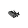Мережевий фільтр живлення Voltronic G13H, 3000W, 4 роз, 4USB 3,2А, 2 Type-C, 2м Black (YT-G13H) - Зображення 3