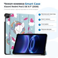 Чохол до планшета BeCover Smart Case Xiaomi Redmi Pad 2 SE 9.7 (2026) Unicorn (715840)