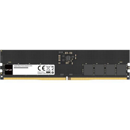 Модуль памяти для компьютера DDR5 16GB 5600 MHz Black Lexar (LD5U16G56C46ST-BGS)
