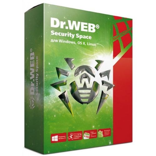 Антивирус Dr. Web Security Space + Компл. защита 4 ПК 2 года эл. лиц. (LHW-BK-24M-4-A3)