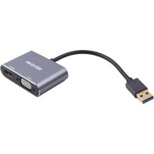 Переходник Maxxter USB to HDMI/VGA (V-AM-HDMI-VGA)