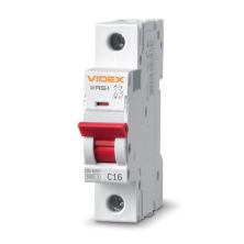 Автоматический выключатель Videx_ RS4 RESIST 1п 16А С 4,5кА (VF-RS4-AV1C16)
