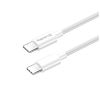 Дата кабель USB-C to USB-C 1.0m 5A 100W white ColorWay (CW-CBPDCC058-WT) - Зображення 2