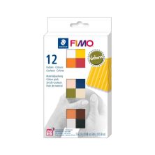 Пластика Fimo Natural Colours 12 цветов х 25 г (4007817053430)
