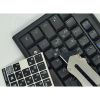 Наклейка на клавіатуру BestKey непрозора чорна, 76, білий (BKU13WHI/015) - Зображення 2