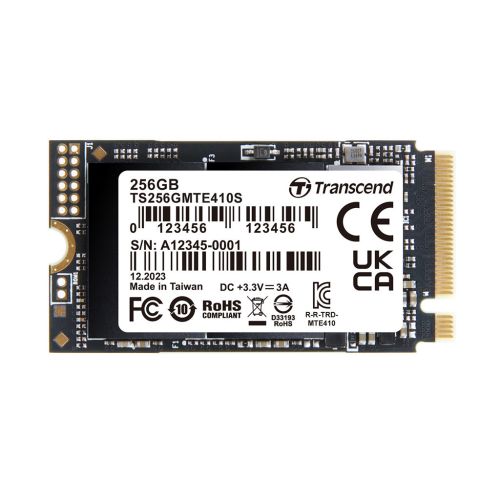 Накопичувач SSD M.2 2242 256GB Transcend (TS256GMTE410S) Накопичувач SSD M.2 2242 256GB Transcend (TS256GMTE410S)