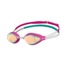 Очки для плавания Arena Air-Speed Mirror 003151-205 жовтий, мідно-рожевий OSFM (3468336482124)