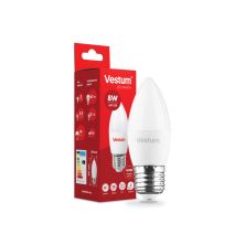Лампочка Vestum C37 8W 4100K 220V E27 (1-VS-1309)