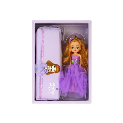 Пенал Cool For School Набір з лялькою Фіолетовий (CF6861-purple)