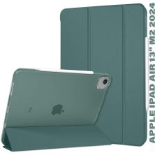 Чехол для планшета BeCover Tri Fold Hard Apple iPad Air 13 M2 2024 Dark Green (711723)