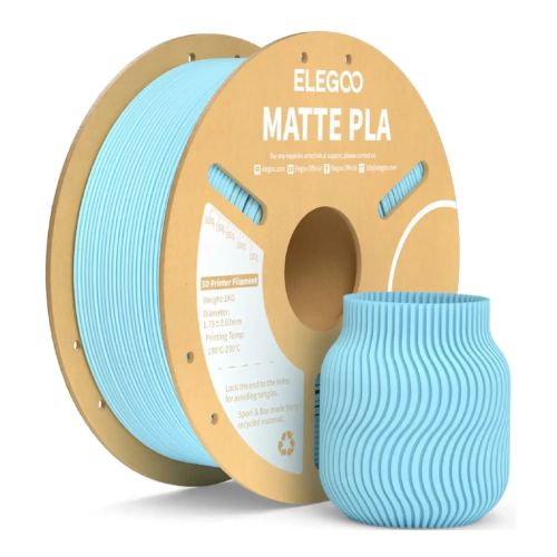 Пластик для 3D-принтера ELEGOO PLA matte 1кг, 1.75мм, blue ice (50.203.0259)