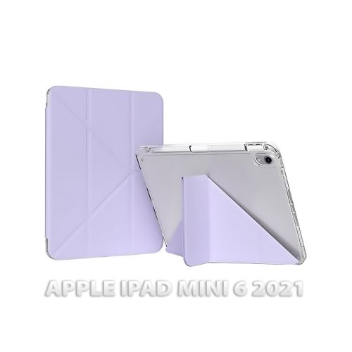 Чехол для планшета BeCover Ultra Slim Origami Transparent Apple iPad Mini 6 2021 Purple (712933)