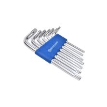 Ключ Стандарт TORX Г-образный с отверстием 7шт. (TKS0701)