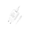 Зарядний пристрій BOROFONE BA74A Aspirer USB + cable USB to Micro 5P White (6974443388664) - Зображення 1