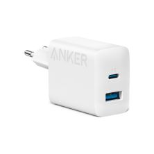 Зарядний пристрій Anker PowerPort 20W USB-C + USB-A White (A2348G21)