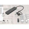 Концентратор Digitus USB-C + USB-A to 4xUSB-A 0.2m black (DA-70235) - Изображение 3