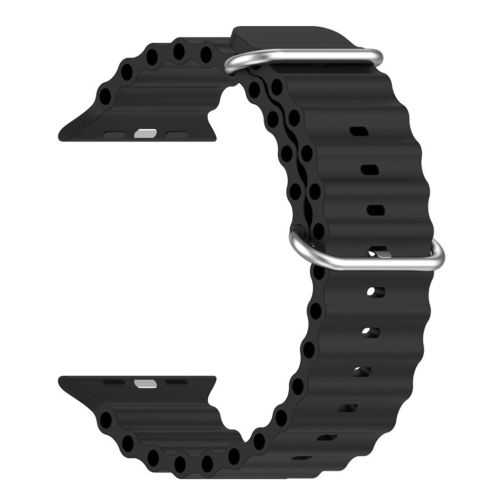 Ремешок для смарт-часов Armorstandart Ocean Band для Apple Watch 42 (Series 11-10)/41/40/38 Black (ARM74233)